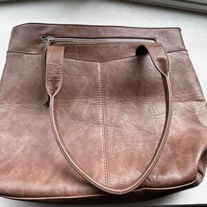 Madison Westt Women's Brown and Tan large shoulder Bag